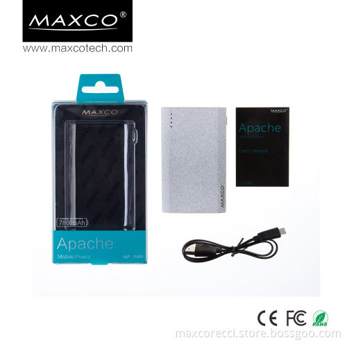 Maxco brand Apache 7800mAh external phone battery